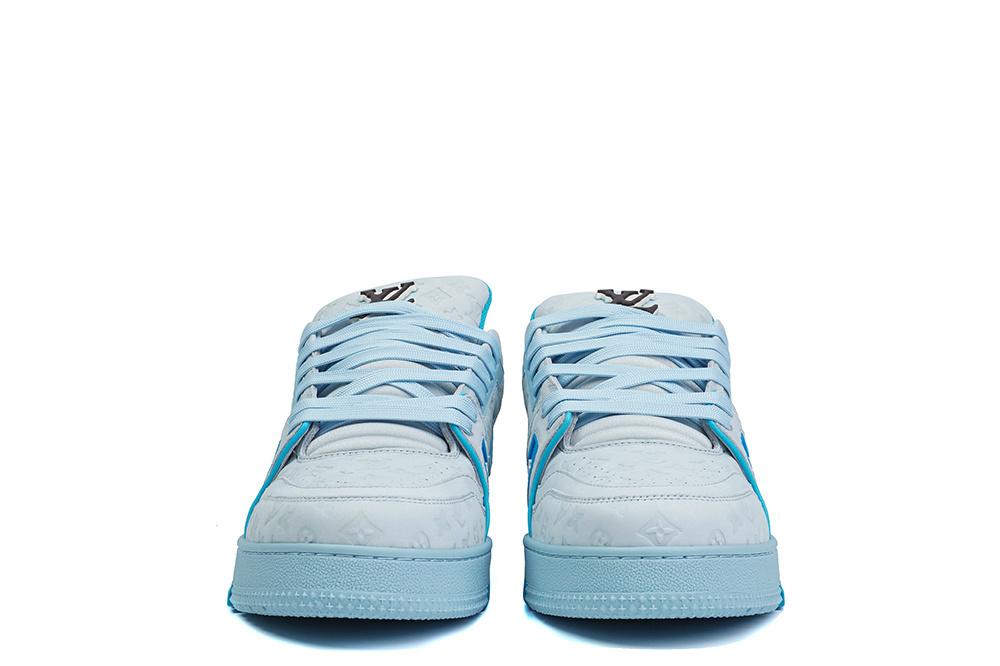 PK god Louis Vuitton by Tyler, the Creator LV Trainer Blue retail materials ready to ship